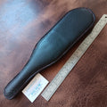Glossy Black Leather 2 Sided Paddle