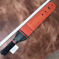 Large Oxblood Red Dyed Leather Strap