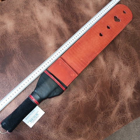 Large Oxblood Red Dyed Leather Strap
