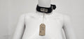 Leather 3D clip collar