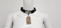 Leather single D clip collar
