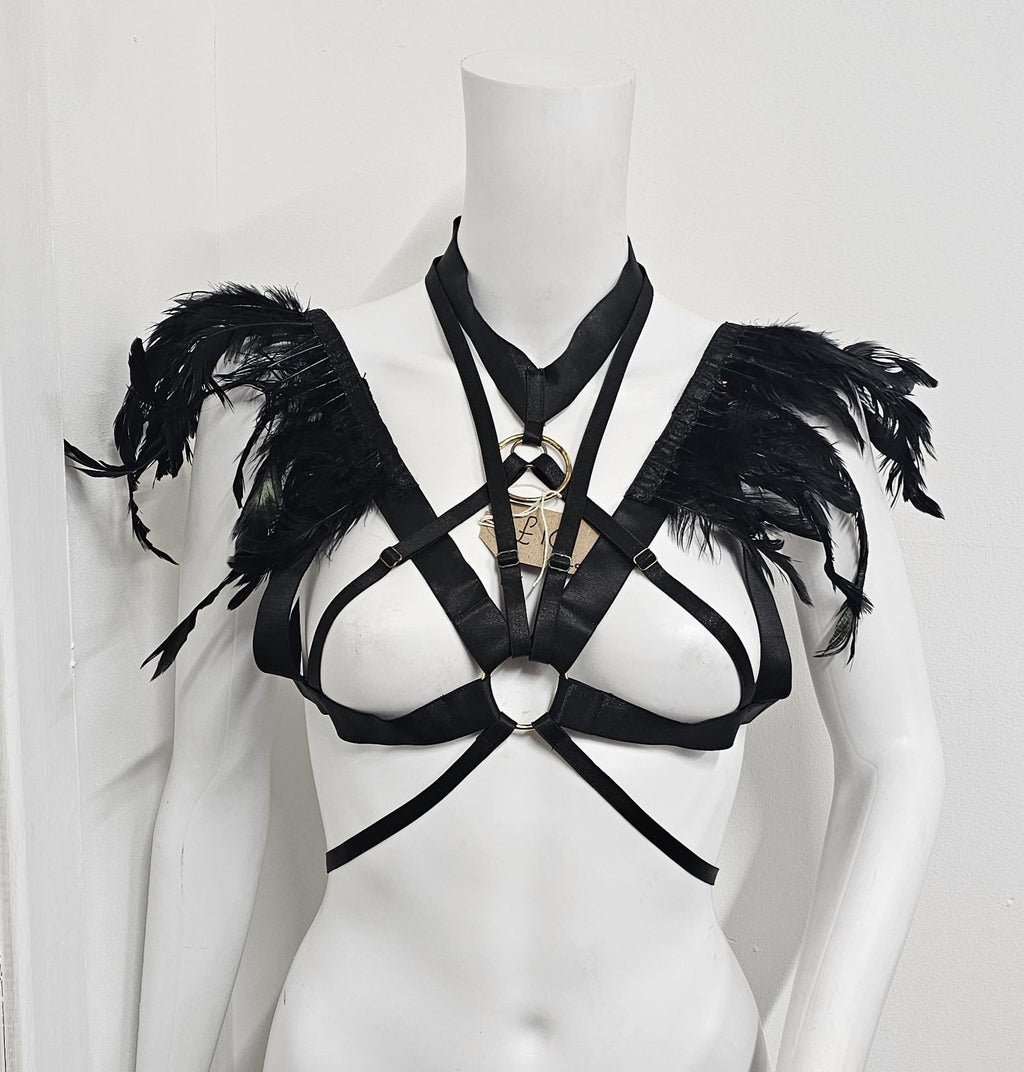 Black Feather Harness