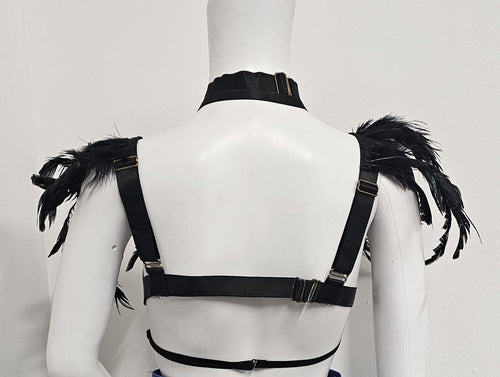 Black Feather Harness