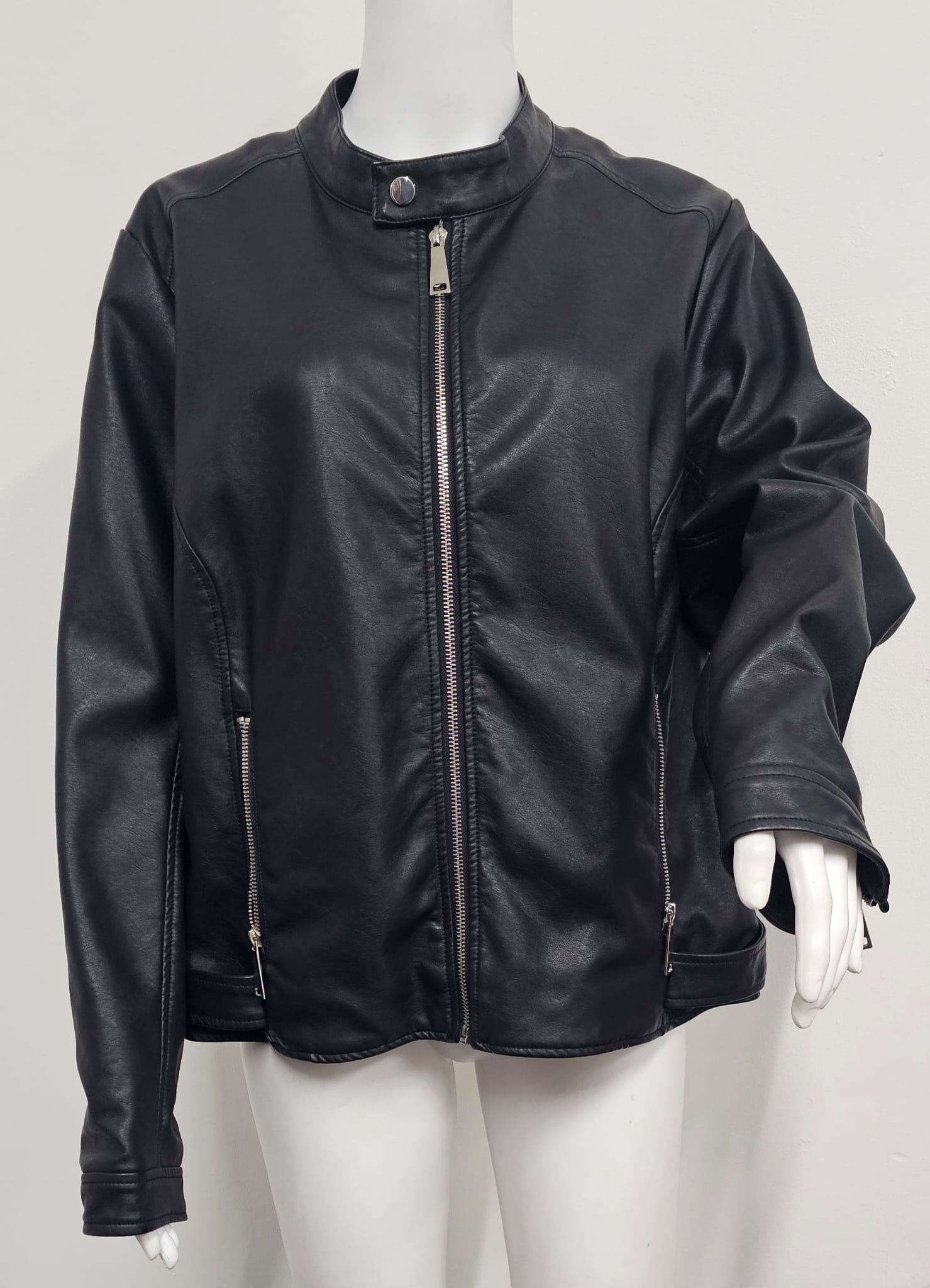 Faux-Leather Jacket