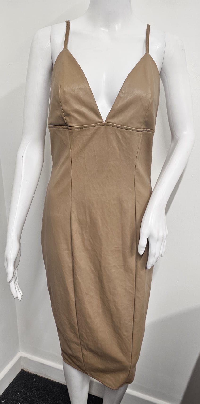 Misguided Faux leather Dress