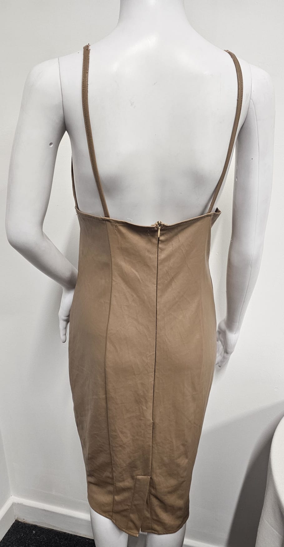 Misguided Faux leather Dress