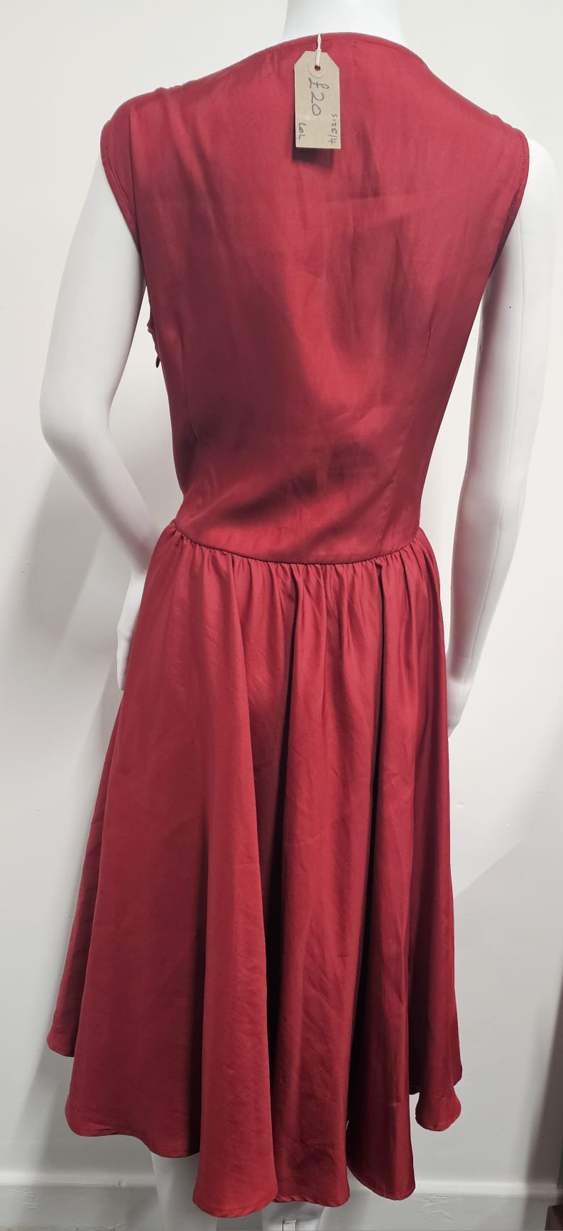 Red Gothic Rockabilly Dress