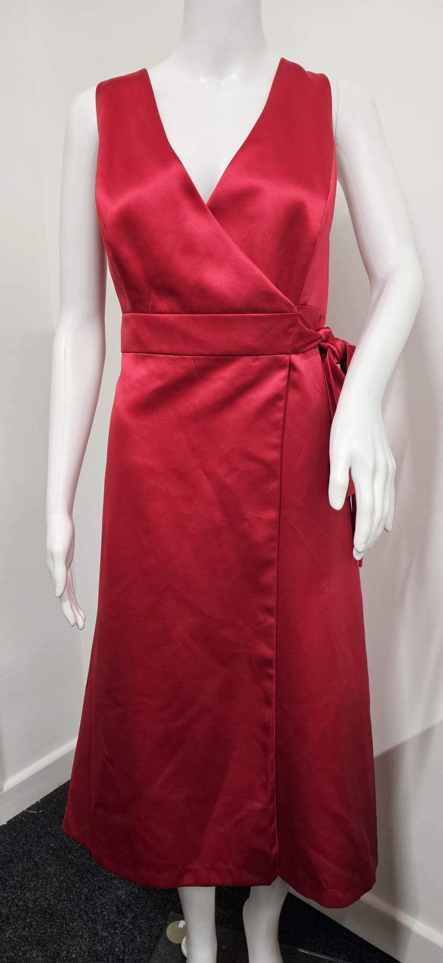 Red Dessy Collection Dress Sample Edition