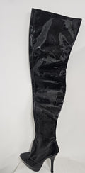 Black thigh-high Boots