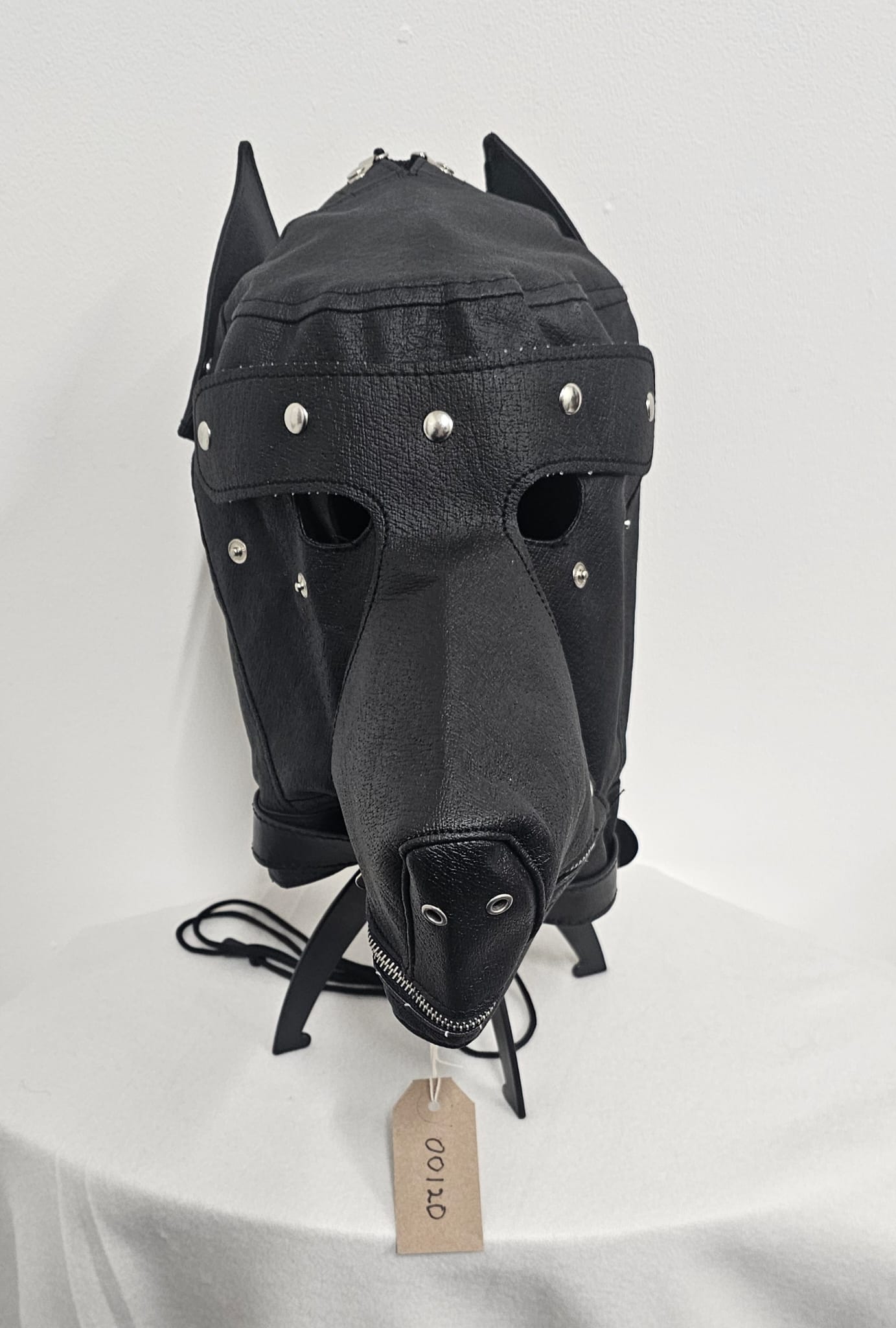 Faux leather Dog Hood