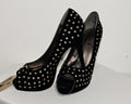 Black and silver shoes size 8