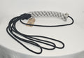 Silver-Black flogger