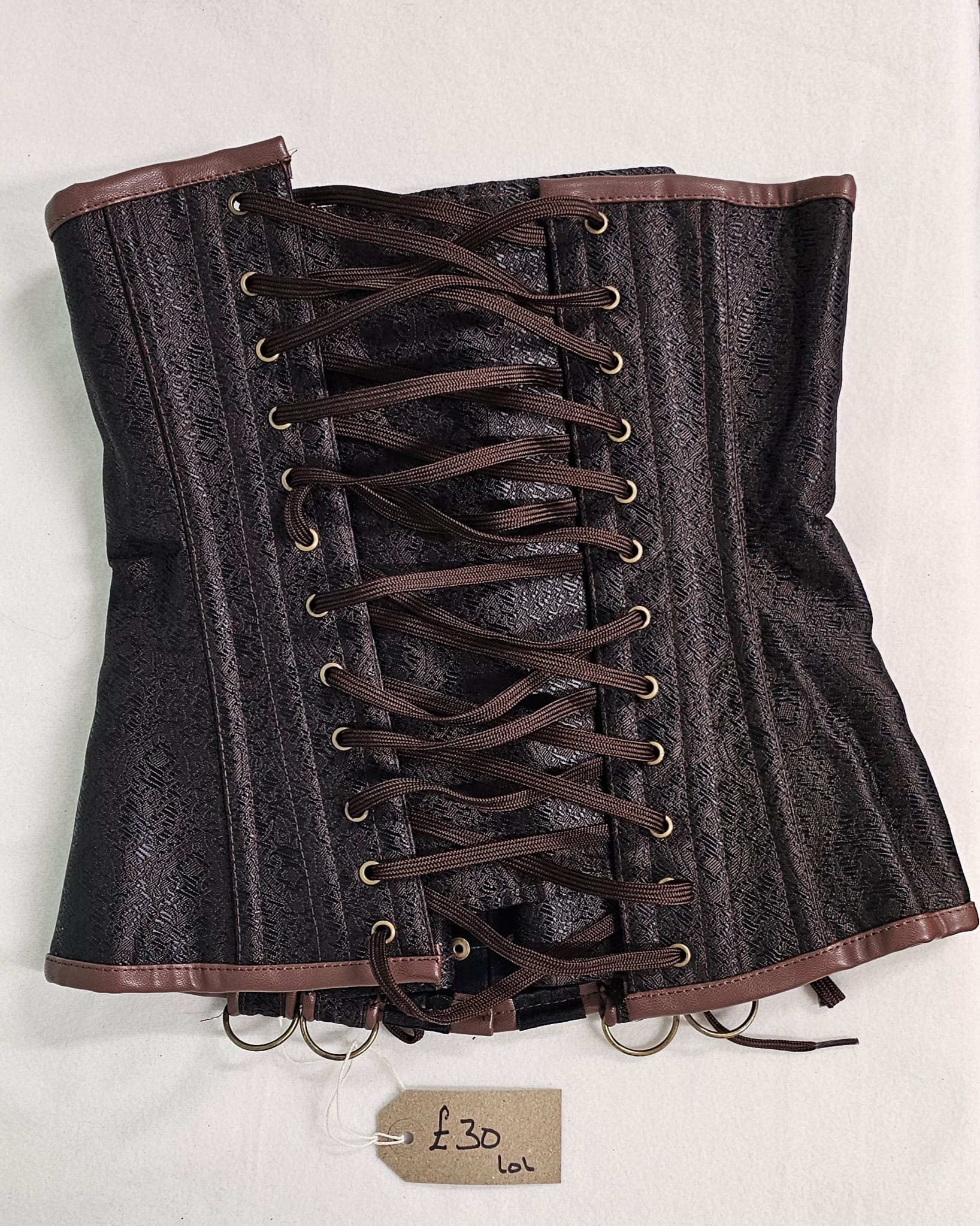 Steampunk Brown Corset