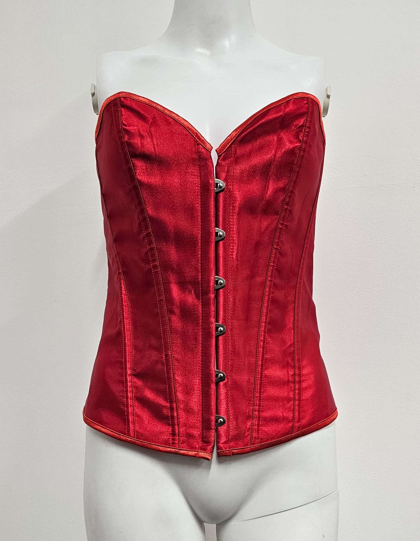 Solid Red Corset