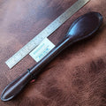 Brown Leather Spoon Shaped Paddle