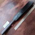 Double Sided Black Leather Strap
